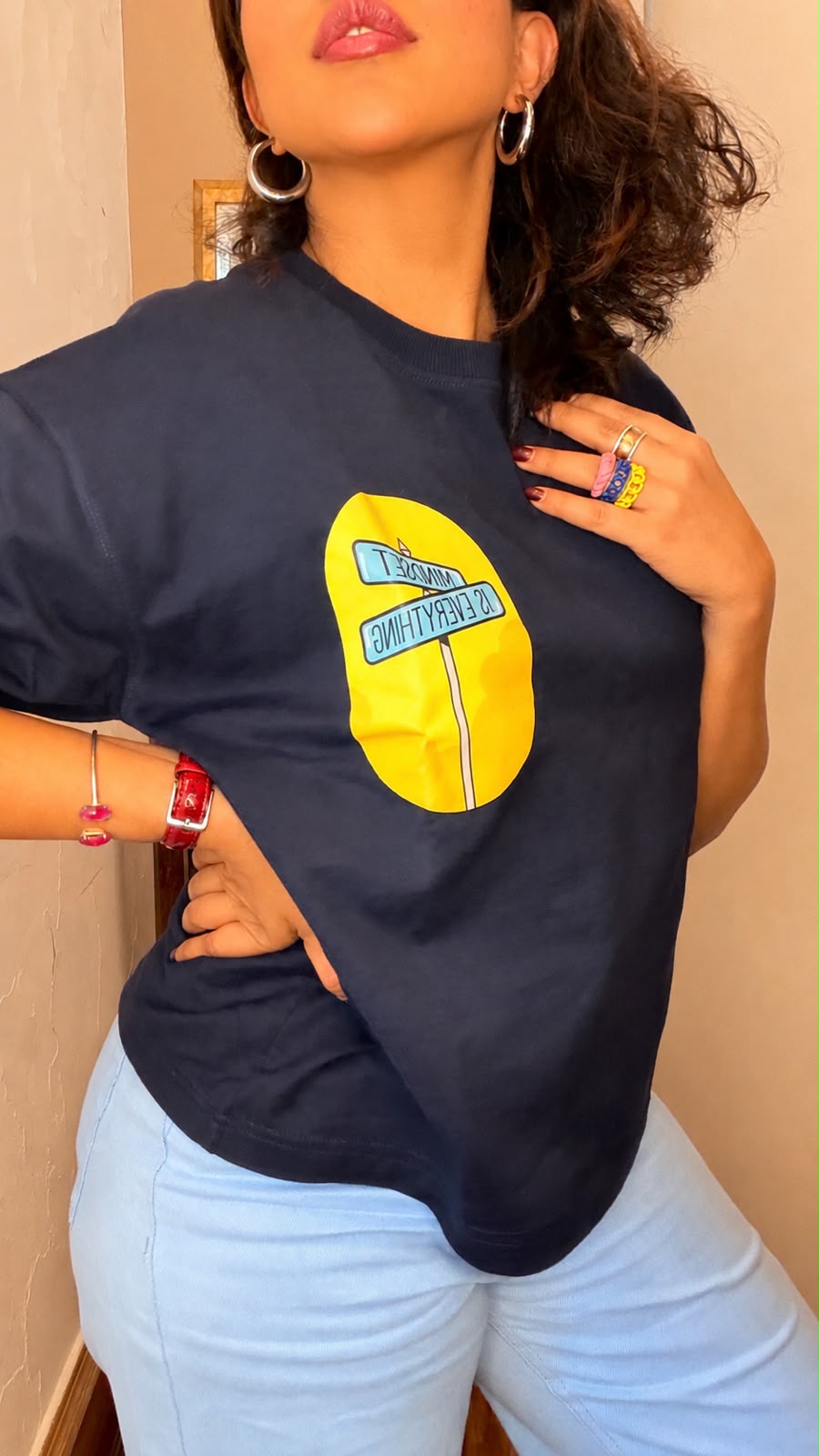 Mindset is everything Unisex Oversized T-Shirt