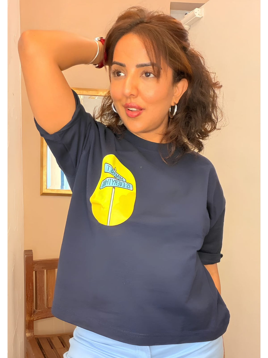 Mindset is everything Unisex Oversized T-Shirt