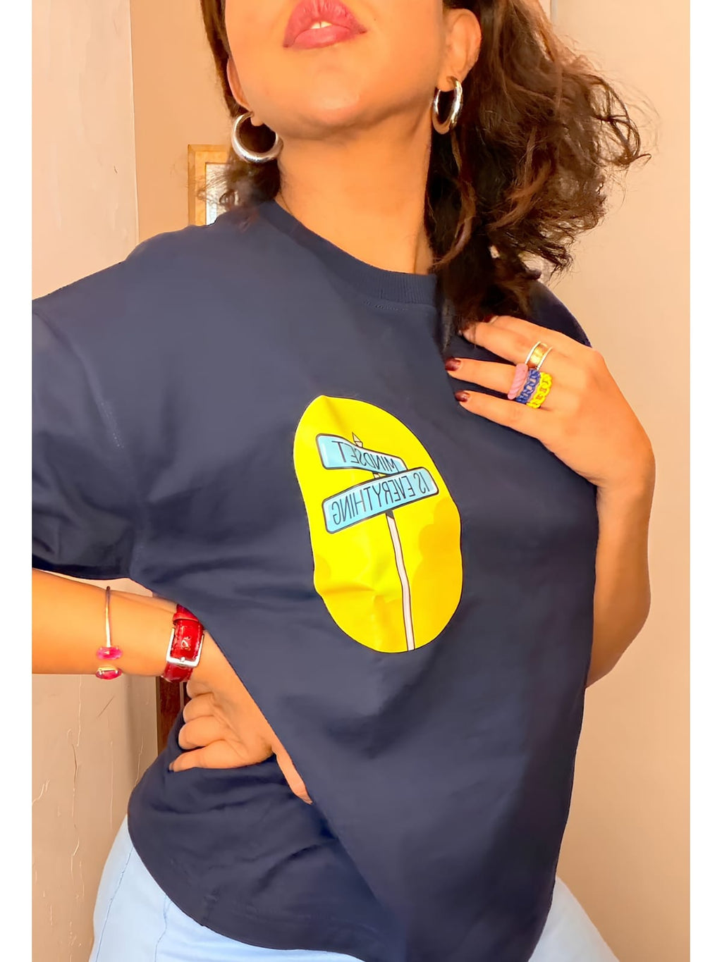 Mindset is everything Unisex Oversized T-Shirt