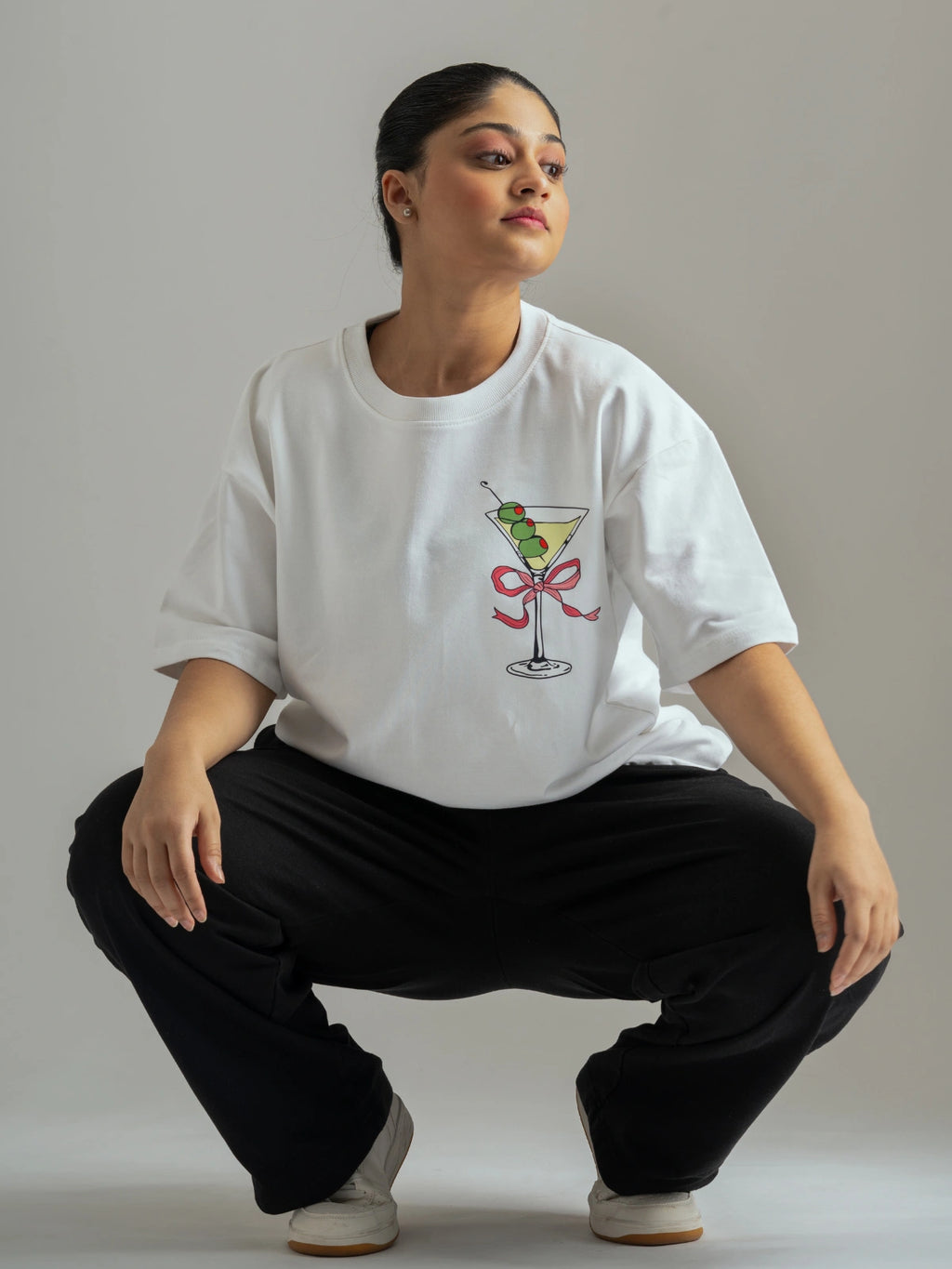 Bow Martini Oversized T-shirt
