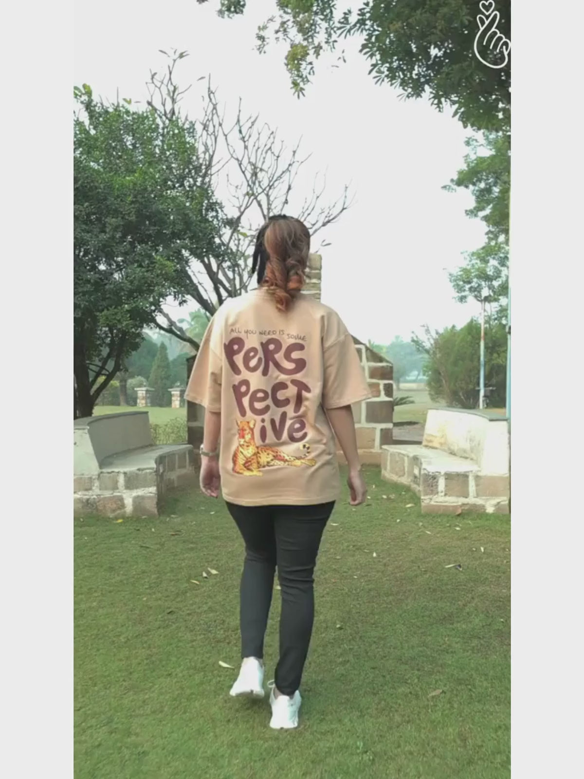 Perspective Oversized T-shirt